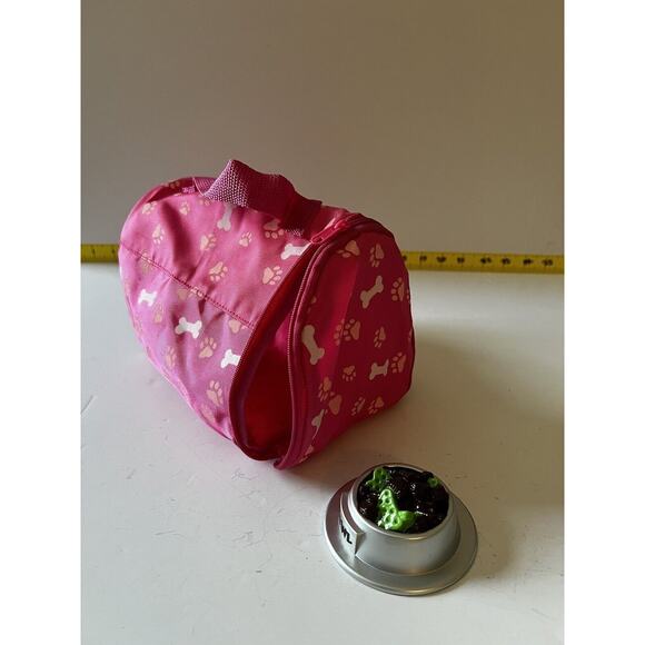 Click N' Play Toy Puppy Set for Kids Dog Carrier & Food Bowl 2-piece Set - Picture 2 of 7